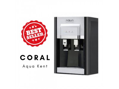 Aqua Kent Coral Table Top Hot Cold Normal Water Purifier  - Black Silver